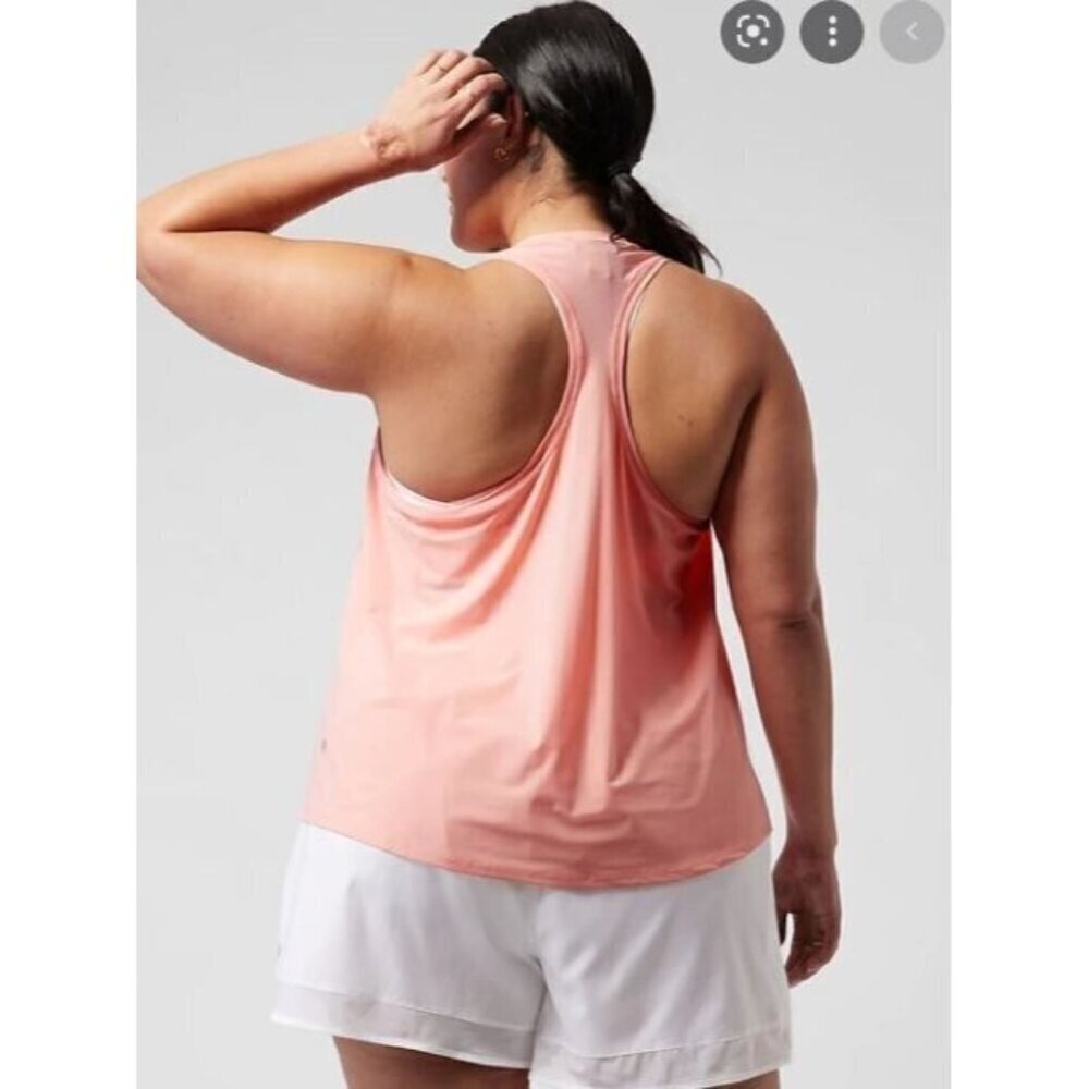 Athleta ultimate train tank in neon orange size 1X